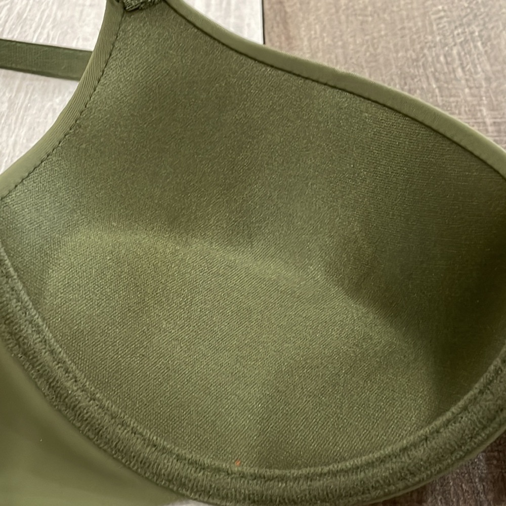 PRIMA VALENTINA Women’s Olive Underwire Bra Size 36 B - Picture 6 of 8